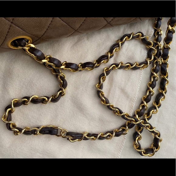 Chanel Quilted Lambskin 9” Double Flap Chain Bag - Picture 16 of 16